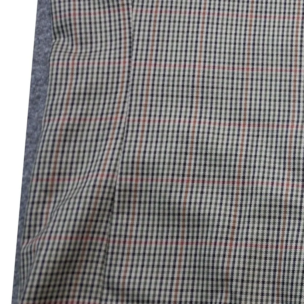 Brooks Brothers Mens 46 Long Pure Wool Glen Plaid Sport Coat Blazer‎ Multi Color